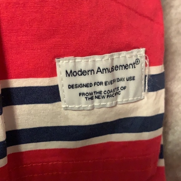 Men's swim trunks, red, white and blue, new - Picture 5 of 6